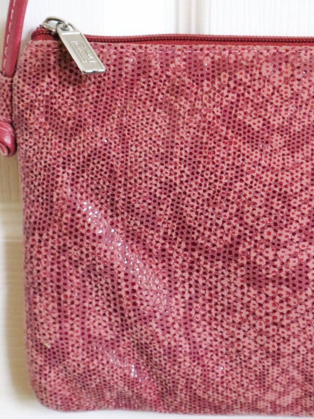 Bags by Pinky Pink Suede Snakeskin Print Purse Crossbody Bag USA Boho Y2K - Picture 3 of 10